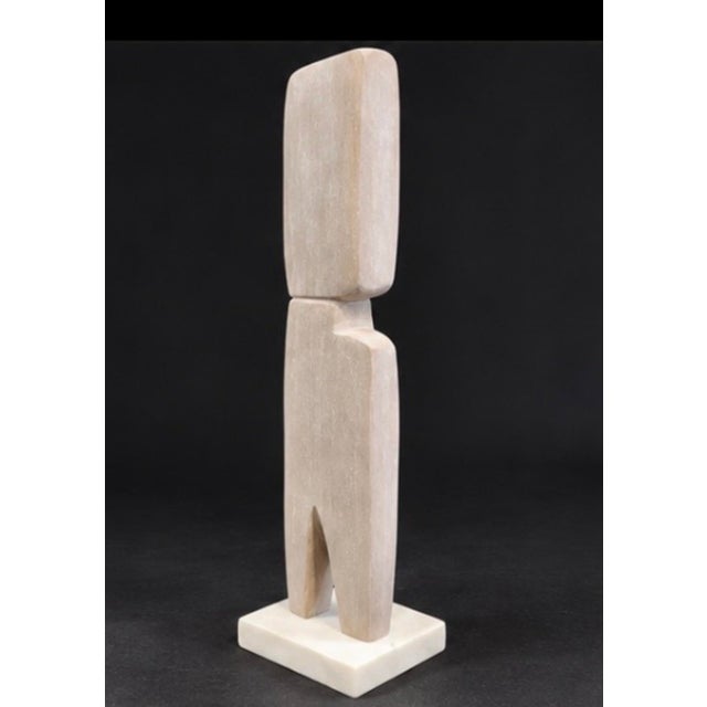 Abstract Modern Sandstone Sculpture by Scott Donadio (17.5” High) For Sale - Image 4 of 9