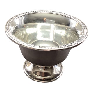Small Vintage Sterling Silver Candy Dish For Sale