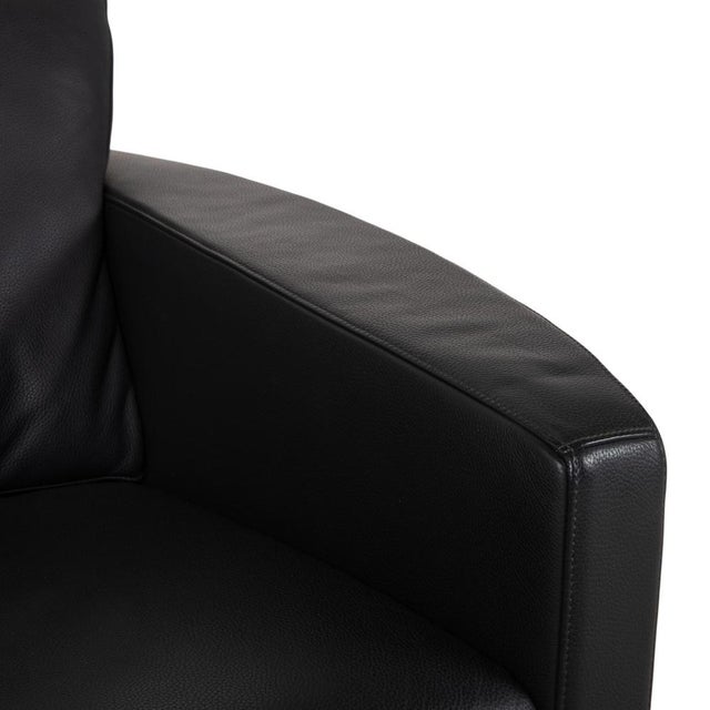 Black Leather 1200 Armchairs from Rolf Benz, Set of 2 For Sale - Image 5 of 16
