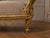 1900 French Louis XVI Gilt Beech Velvet Settee - 1 Pc For Sale - Image 9 of 11
