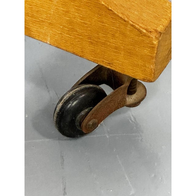 Wood Mid-Century Modern Italian Beech Dressboy Valet Stand, 1960s For Sale - Image 7 of 15