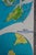 Mid Century Cram's Physical Political World Pull Down Map Classroom Wall Map 64" For Sale - Image 10 of 18