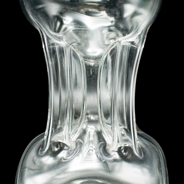 Antique Spirit Decanter, English, Glass, Silver, Port, Brandy Bottle, Edwardian For Sale - Image 11 of 12