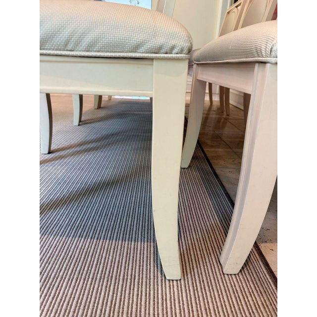 Wood Set of 8 Bernhardt Salon Dining Chairs For Sale - Image 7 of 10