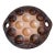 Vintage French Purple Escargot Plate For Sale