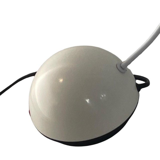 Postmodern Vintage German Space Age Arc Shaped Desk Lamp For Sale - Image 6 of 7