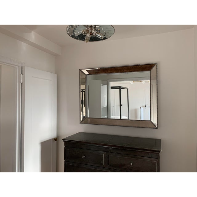 Restoration Hardware Venetian Beaded Mirror For Sale In New York - Image 6 of 6