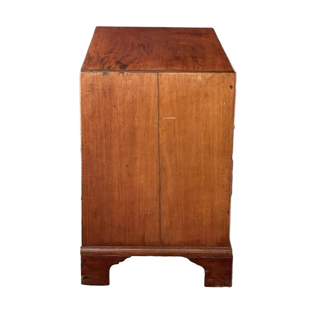 George III Bachelor's Chest of Drawers of Mahogany on Bracket Feet For Sale - Image 11 of 13