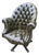 Leather Office Desk Chair, 1920s For Sale