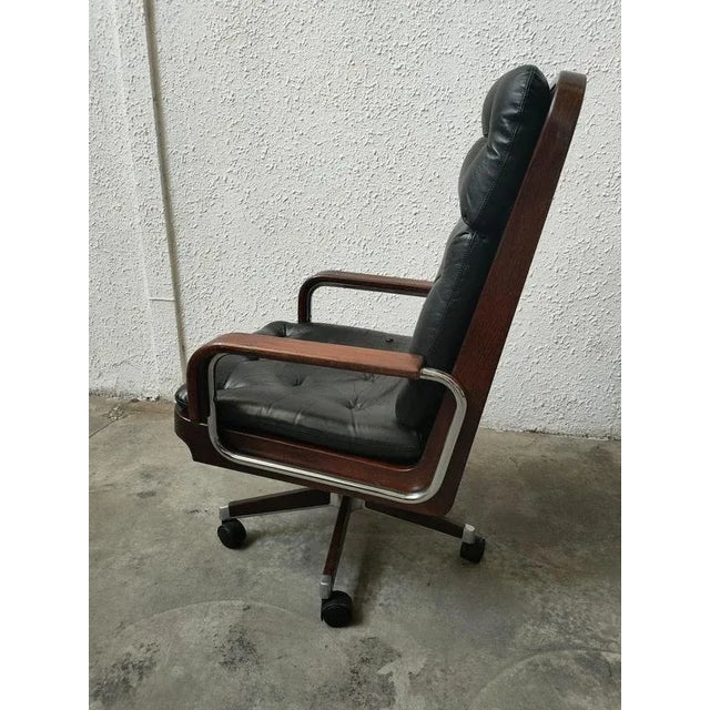 Mid-Century Swivel Armchair from AG Barcelona For Sale - Image 4 of 7