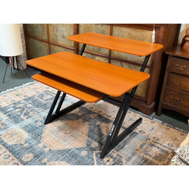 Quik Lok Studio Triple-Shelf Workstation Desk For Sale - Image 16 of 17