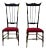 Set of Vintage High Back Chiavari Chairs, Italy, 1950s For Sale