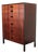 Vintage Six-Drawer Rosewood and Mahogany Highboy Chest Dresser by Harvey Probber For Sale