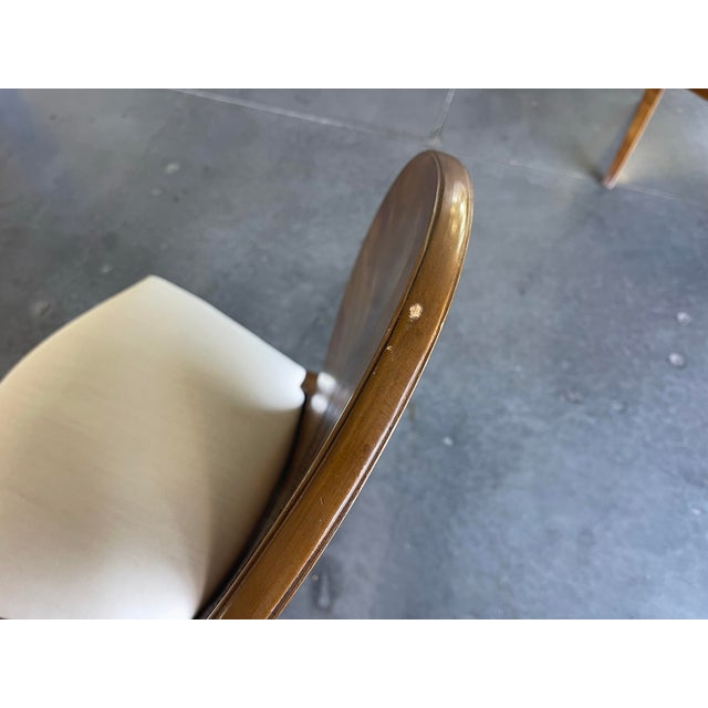 Century Furniture Omni Dining Table With Eight Chairs, Contemporary, Art Deco, Burl For Sale - Image 12 of 17