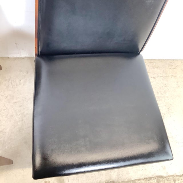 MCM Dillingham Walnut High-Back Dining Chairs, Circa 1960s, Set 3 For Sale - Image 12 of 18