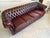 Chesterfield Four Seater Club Sofa in Oxblood For Sale - Image 14 of 18