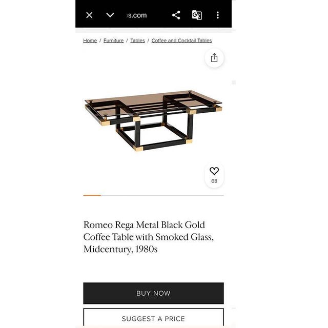 Iron and Smoked Glass Coffee Table, France, 1980s For Sale - Image 14 of 18