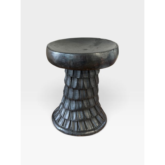 Vintage Tribal Nobility Bamileke Stool/Table Cameroon 15" H For Sale - Image 10 of 10