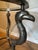 1980s Authentic Maitland-Smith Ltd. Three Eagle Pedestal Design Table Base With Glass Top For Sale - Image 10 of 13