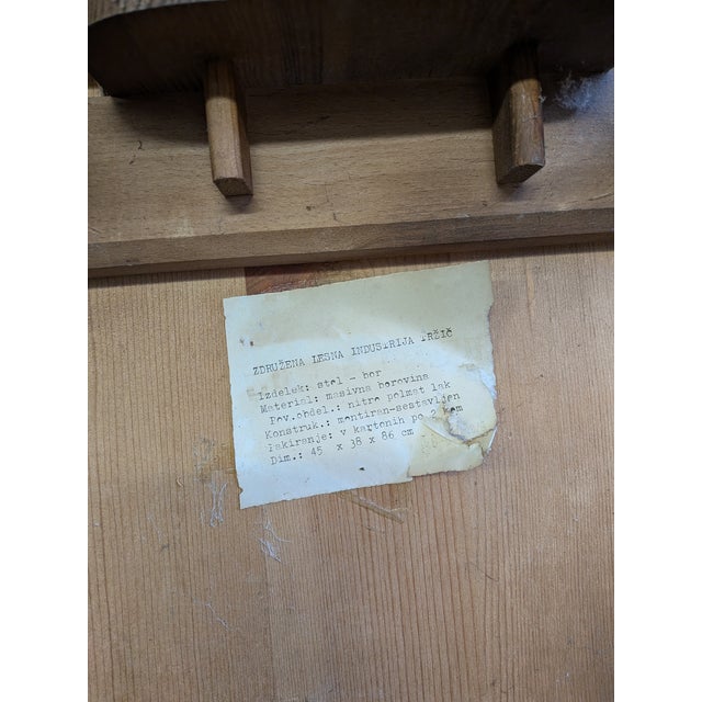 Vintage Tyrolean Farmhouse Chairs with Heart Cutouts, 1970s, Set of 6 For Sale - Image 4 of 18