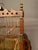 Oxblood Red French Folk Art Finch Bird Cage in Fruitwood & Steel, Circa 1890 For Sale - Image 8 of 14