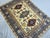 Art Deco Ivory and Blue Kazak Wool Area Rug With Tribal Medallions, 4'10" X 6'7" For Sale - Image 3 of 15