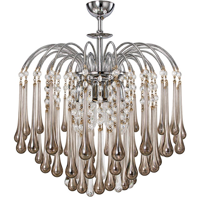 Vintage Murano Chandelier by Paolo Venini, Italy, 1970s For Sale - Image 12 of 12