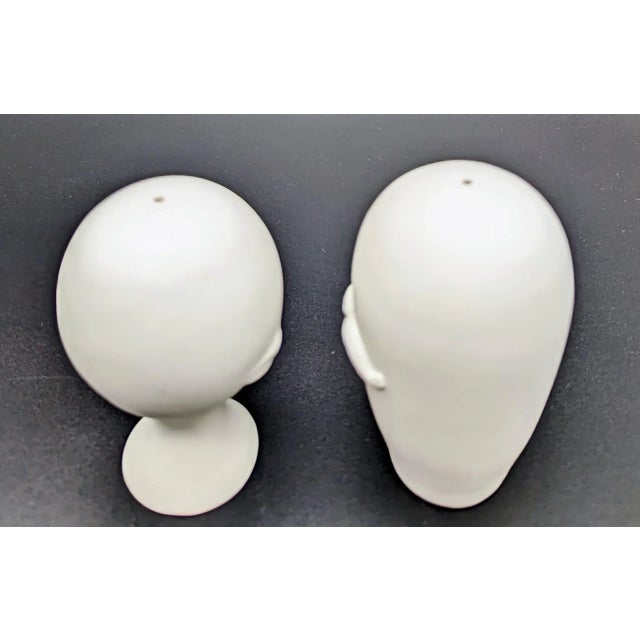 Jonathan Adler Jonathan Adler Mr & Mrs Muse Salt and Pepper Shakers, a Pair For Sale - Image 4 of 11