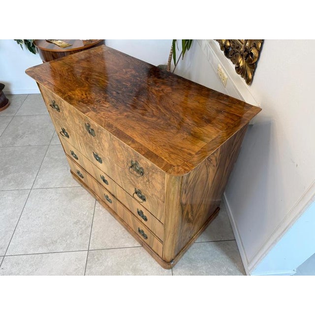 Biedermeier Writing Desk in Veneer For Sale - Image 10 of 18