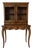 Vintage Weiman French Provincial Louis XV-Style Secretary Desk With Bookcase Hutch For Sale