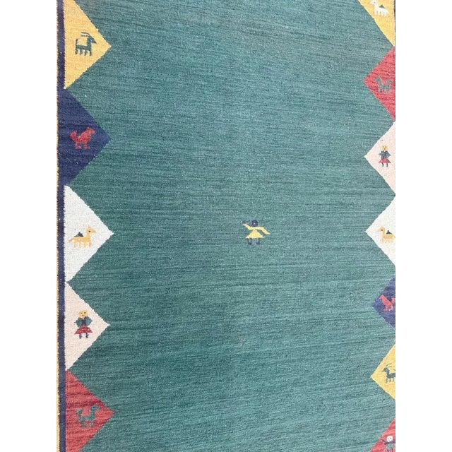 Vintage Gabbeh Style Rug, 2000s For Sale - Image 6 of 11