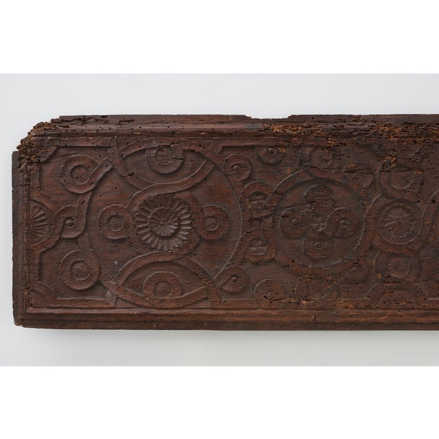 16th Century Gothic Wood Panel with Geometric Ornament, France For Sale - Image 6 of 13