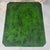 Vintage Mid Century Rattan Side Table With Deep Verdant Lacquer Finish - Newly Painted For Sale - Image 11 of 12