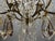 Large Florentine Tole Chandelier with Murano Glass Flowers, Italy, 1950s For Sale - Image 16 of 18