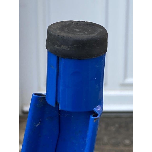 Industrial Vintage Industrial Bar Stool in Blue by Xavier Pauchard for Tolix, 2010s For Sale - Image 3 of 18