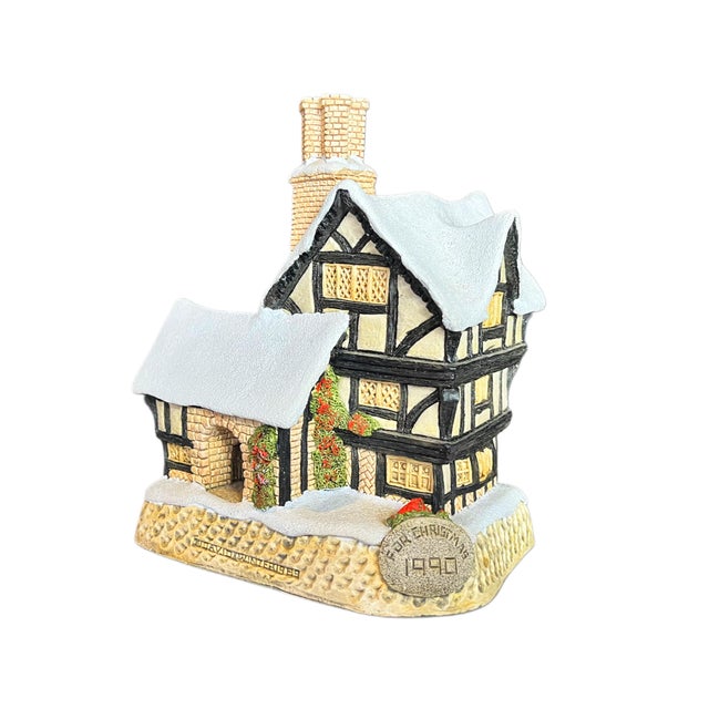 Complete David Winter Christmas Snow Cottage Collection (1984–1995) W/ Boxes & Certificates For Sale - Image 9 of 17