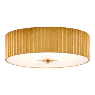 Currey & Company Caravel Gold Flush Mount For Sale