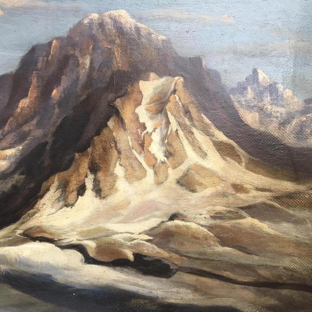 Winter Landescape, Dutch School, Oil on Canvas, Framed For Sale - Image 7 of 9