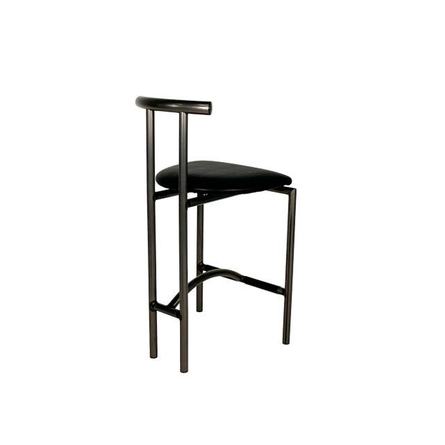 1990s Vintage Post Modern Rodney Kinsman "Tokyo" for Bieffeplast Style Barstools - Set of Three For Sale - Image 5 of 17
