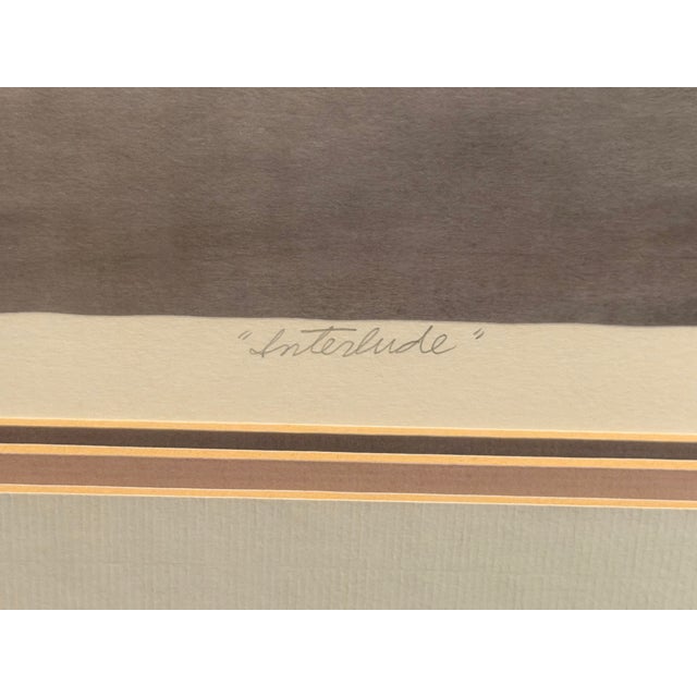 Late 20th Century Louis Russomanno "Interlude" Signed Limited Edition Lithograph, 133/300, Framed With Original Coa For Sale In Dallas - Image 6 of 10