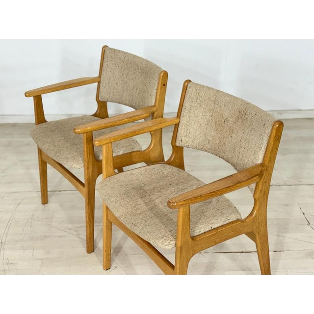 Wood Mid-Century Danish Dining Armchairs by Erik Buch, Set of 2 For Sale - Image 7 of 14