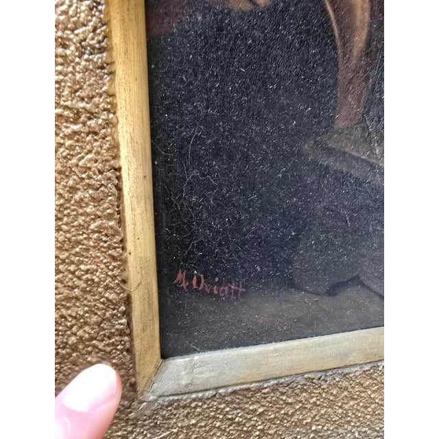 Late 19th Century Antique Large Signed Painting Young Musicians For Sale - Image 4 of 12