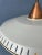 Vintage Enamel Opaline Glass Pendant Lamp from Louis Kalff For Sale - Image 9 of 11