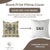 Not Yet Made - Made To Order Fabdivine Indian Block Print Cushion Cover 20x20 Inch Pure Linen- Sadabahar For Sale - Image 5 of 5