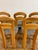 Set of 5 Pine Dining Chairs, Manner of Ranier Daumiller For Sale - Image 9 of 17