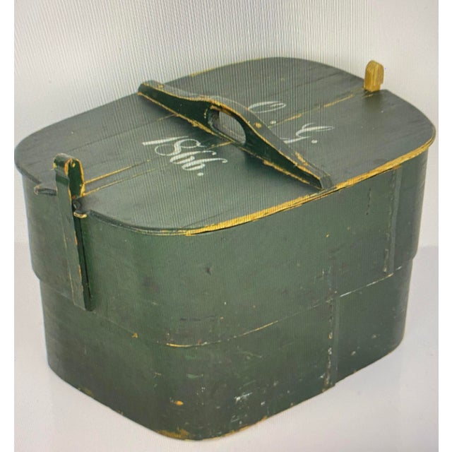 Mid 19th Century Swedish Wooden Box, 1866 For Sale - Image 5 of 8