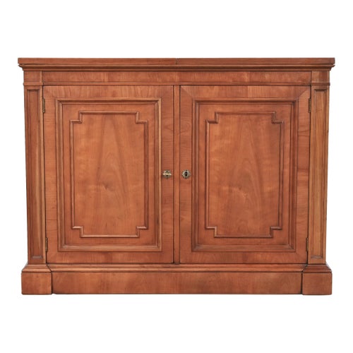 Kindel Grand Rapids 'Milano' Cherry Wood Rolling Buffet Server or