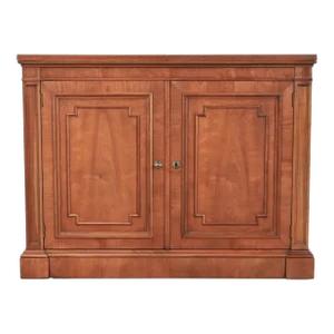 Kindel Grand Rapids 'Milano' Cherry Wood Rolling Buffet Server or Dry Bar - 1960s