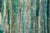 Art Deco Abstract Striped Horizon Hand-Knotted Wool Rug | 9'11" X 7'1" | One of a Kind For Sale - Image 3 of 8