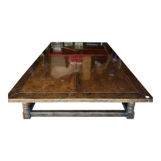1960s Custom Oversize Coffee Table For Sale
